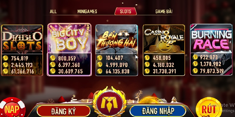Các game slot có thiết kế đẹp, chủ đề mới lạ không đụng hàng