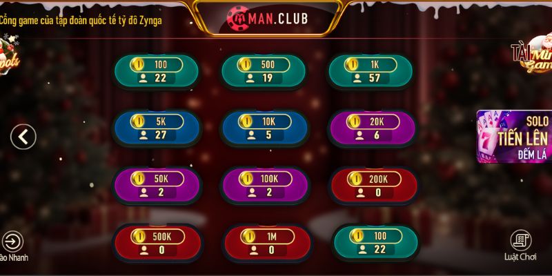 Tìm hiểu về sảnh game bài tại Manclub 